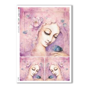 SCENE-0095. Carta di riso pittorico per decoupage.