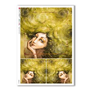 SCENE-0096. Carta di riso pittorico per decoupage.