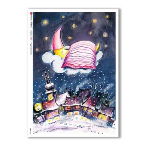 TALES-0038. Carta di riso fiabe per decoupage.