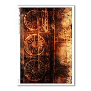 VEHICLES-0039. Carta di riso veicoli per decoupage.