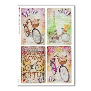 VEHICLES-0042. Carta di riso veicoli per decoupage.