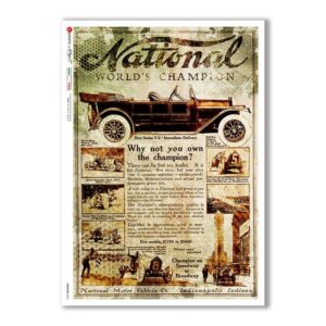 VEHICLES-0045. Carta di riso veicoli per decoupage.