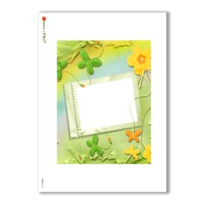 ALBUM-L-0033. Carta di riso album per decoupage.