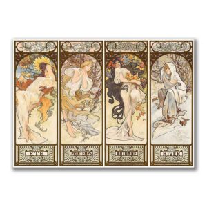 GF-ART NOUVEAU-002. Carta di riso grande formato