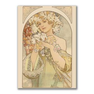 GF-ART NOUVEAU-003. Carta di riso grande formato