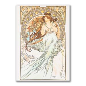 GF-ART NOUVEAU-005. Carta di riso grande formato
