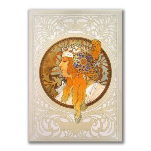 GF-ART NOUVEAU-006. Carta di riso grande formato