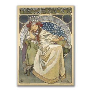 GF-ART NOUVEAU-008. Carta di riso grande formato
