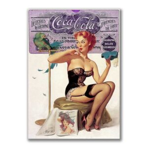 GF-PIN-UP-004. Carta di riso grande formato