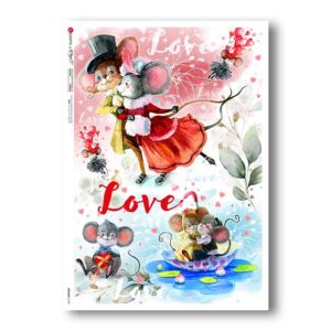 HOLIDAY-0109. Carta di riso festività per decoupage.