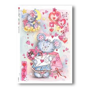 HOLIDAY-0115. Carta di riso festività per decoupage.