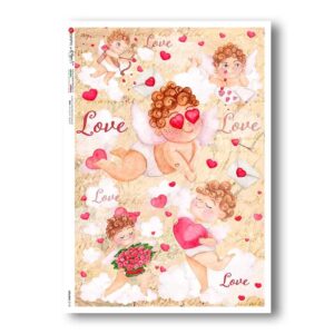 HOLIDAY-0118. Carta di riso festività per decoupage.