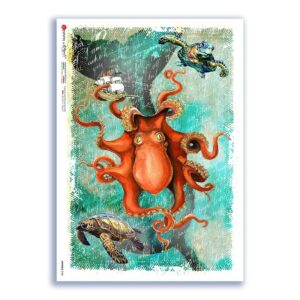 ANIMALS-0168. Carta di riso animali per decoupage.