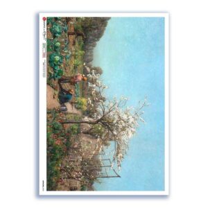 ARTWORK-0109. Carta di riso opere d'arte per decoupage.