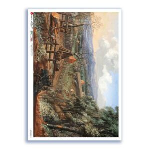ARTWORK-0112. Carta di riso opere d'arte per decoupage.