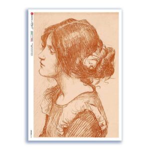 ARTWORK-0113. Carta di riso opere d'arte per decoupage.