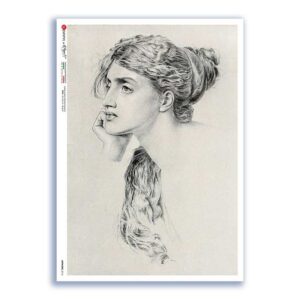 ARTWORK-0116. Carta di riso opere d'arte per decoupage.