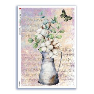 COUNTRY-0076. Carta di riso country per decoupage.