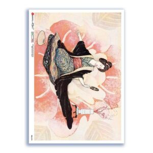 FOLK-0094. Carta di riso etniche per decoupage.