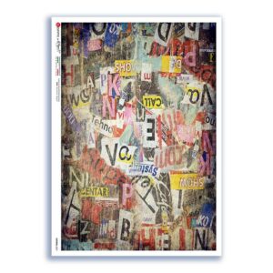 PATTERN-0207. Carta di riso texture per decoupage.