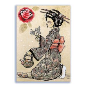 GF-FOLK-009. Carta di riso grande formato