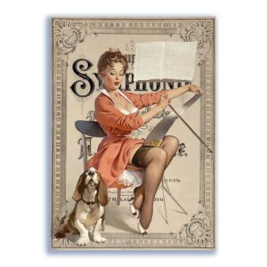 GF-PIN-UP-006. Carta di riso grande formato