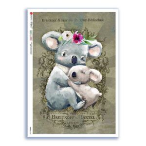 ANIMALS-0185. Carta di riso animali per decoupage.