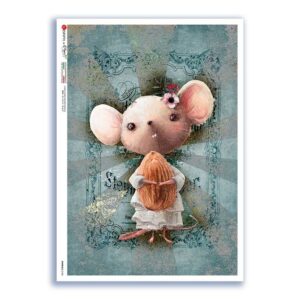 ANIMALS-0186. Carta di riso animali per decoupage.