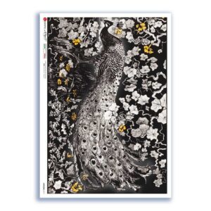 ARTWORK-0117. Carta di riso opere d'arte per decoupage.