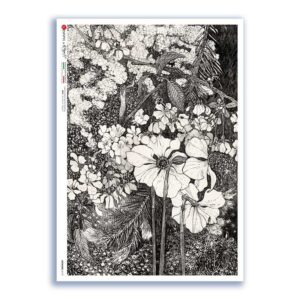 ARTWORK-0119. Carta di riso opere d'arte per decoupage.