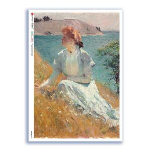 ARTWORK-0121. Carta di riso opere d'arte per decoupage.