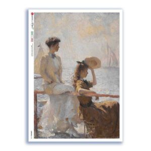 ARTWORK-0123. Carta di riso opere d'arte per decoupage.