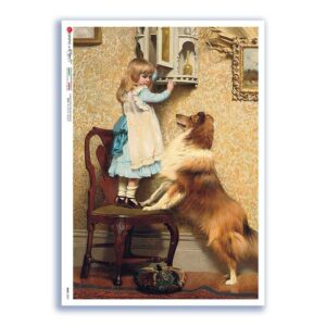 BABY-0087. Carta di riso bambini per decoupage.