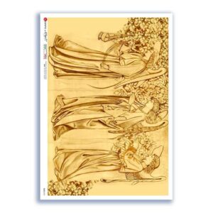 CULT-0161. Carta di riso sacra per decoupage.