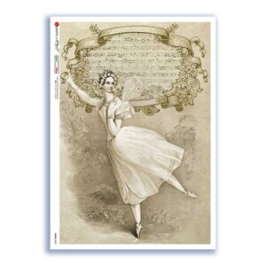 FAIRIES-0087. Carta di riso fate per decoupage.