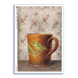 OLD OBJECTS-0032. Carta di riso oggetti vintage per decoupage.