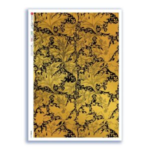 PATTERN-0214. Carta di riso texture per decoupage.