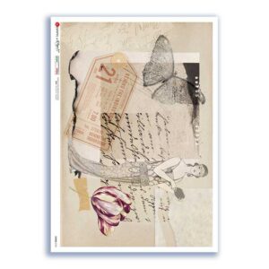 SCENE-0123. Carta di riso pittorico per decoupage.