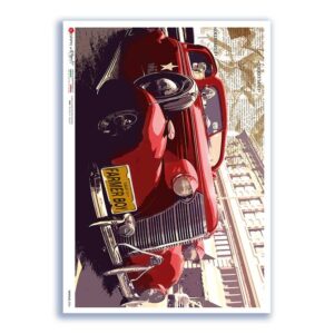 VEHICLES-0056. Carta di riso veicoli per decoupage.