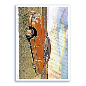 VEHICLES-0058. Carta di riso veicoli per decoupage.