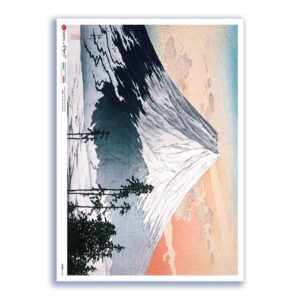 VIEWS-0186. Carta di Riso paesaggi per decoupage