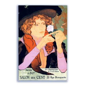 GF-ART NOUVEAU-013. Carta di riso grande formato