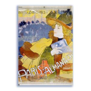 GF-ART NOUVEAU-018. Carta di riso grande formato