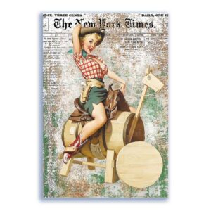 GF-PIN-UP-009. Carta di riso grande formato