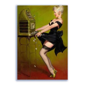 GF-PIN-UP-010. Carta di riso grande formato