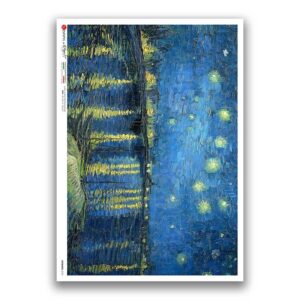 ARTWORK-0131. Carta di riso opere d'arte per decoupage.