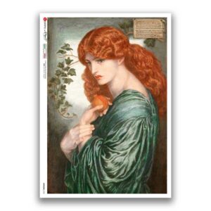 ARTWORK-0133. Carta di riso opere d'arte per decoupage.
