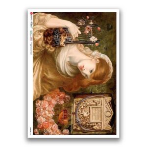 ARTWORK-0134. Carta di riso opere d'arte per decoupage.