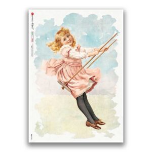 BABY-0090. Carta di riso bambini per decoupage.
