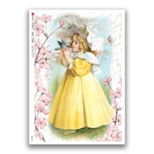 BABY-0092. Carta di riso bambini per decoupage.